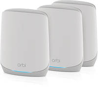 NETGEAR WiFi-система Orbi RBK763S, AX5400, WiFi 6, MESH, 3xGE LAN, 1xGE WAN, бел. цв. (3шт.) Покупай это