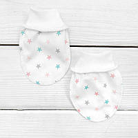 Рукавички для новорожденных Dexter`s stars 0-3 месяцев белый