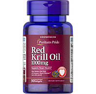 Жирные кислоты Puritan's Pride Red Krill Oil 1000 mg, 30 капсул MS
