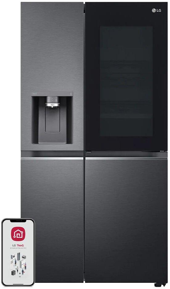 Холодильник з морозильною камерою LG GSXV90MCAE