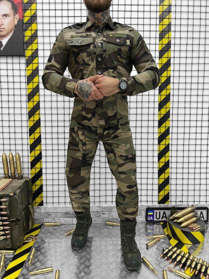 Тактичний костюм мультикам Tactical Arm multi, військова форма мультикам для ЗСУ, літня форма мультикам