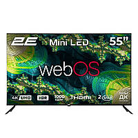 2E Телевізор 55" MiniLED 4K 60Hz Smart WebOS Black Купуй Це Galopom