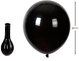 Повітряні кулі, набір латексних повітряних кульок 100 шт. 30 см (чорний колір), фото 2