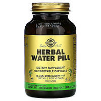 Натуральная добавка Solgar Herbal Water Pill, 100 вегакапсул MS