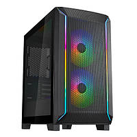 SilverStone Корпус FARA FA312Z-BG, без БП, 2xUSB3.0, 2x140mm ARGB fan, TG Side Panel, mATX, Black Покупай это