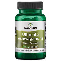 Натуральная добавка Swanson Ashwagandha 250 mg Ultimate, 60 вегакапсул CN15246 VH