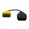 Кабель перехідник для діагностики OBD2 Jeep Chrysler Dodge FIAT LANCIA Жовтий 1 шт., фото 4