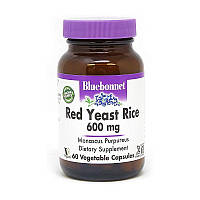 Натуральная добавка Bluebonnet Red Yeast Rice 600 mg, 60 вегакапсул MS