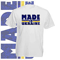 Футболка GBI "Made in Ukraine" прямая классика, белый, M, ФБ-0233