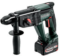 Metabo Перфоратор KH 18 LTX 24 аккумуляторный, Li-Power, 18В 2*5.2Ач, SDS-plus, 2.1Дж, 3 режима, 0-1400об/мин,