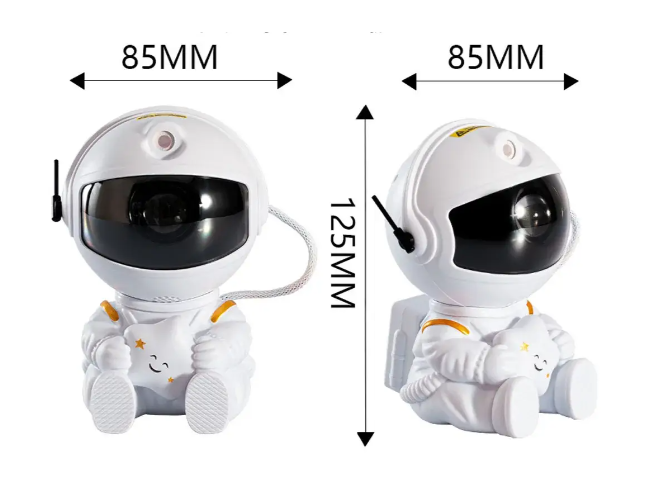 Астронавт ночник звездное небо домашний планетарий проектор в виде космонавта в детскую на потолок Farraray - фото 8 - id-p2201431728
