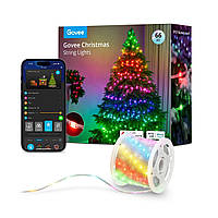 Govee Гирлянда Smart LED H70C2 Christmas Light RGB, IP65, 20м, кабель прозрачный Покупай это Galopom