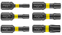 Graphite 56H541 Биты ударные TX10/15/20/25/30/40 x 25 мм, 6 шт. Покупай это Galopom