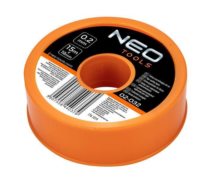 Neo Tools Стрічка ущільнювальна, 15м, 19x0.2мм (фумка)  Купуй Це Galopom