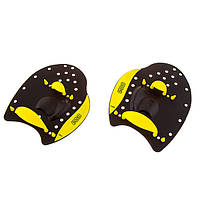 Лопатки для плавания черно-желтые Cima размер S