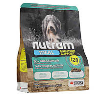 Nutram I20 Sensitive Skin, Coat & Stomach Dog для взрослых собак с проблемами желудка, кожи и шерсти 0.34 кг