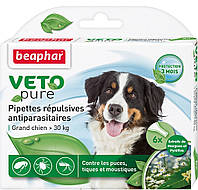 Beaphar Bio Spot On Veto pure Капли от блох, клещей и комаров для собак более 30 кг - 1 пип.