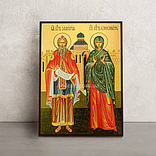 Ікона Святих Захарія та Єлизавети розмір 14 Х 19 см