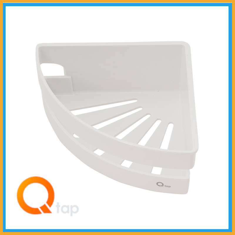Полиця кутова Qtap Police пластикова QTPL01 White