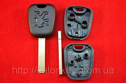 Ключ Peugeot 107, 206, 307, 308, 407, 3008, partner з місцем під чип лезо VA2