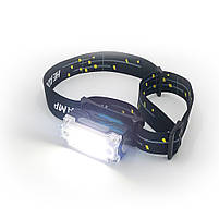 Налобний ліхтар T133 (9073) COB+RED з датчиком руху, фото 4