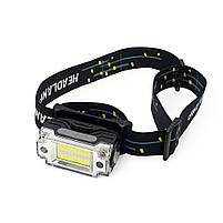 Налобний ліхтар T133 (9073) COB+RED з датчиком руху, фото 2