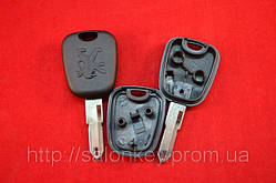 Ключ Peugeot 106, 206, 306 c місцем під чип