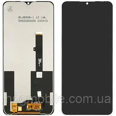 Дисплей для ZTE Blade A52 модуль (екран та сенсор) оригінал, Чорний, фото 1