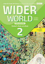 Wider World (2nd Edition) for Ukraine 2 Student's Book + eBook. Pearson / Підручник з англійської мови