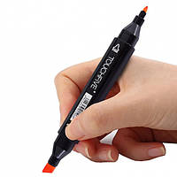 Набор скетч маркеров для рисования Touch 60 шт./уп. двусторонние профессиональные фломастеры OS-858 для