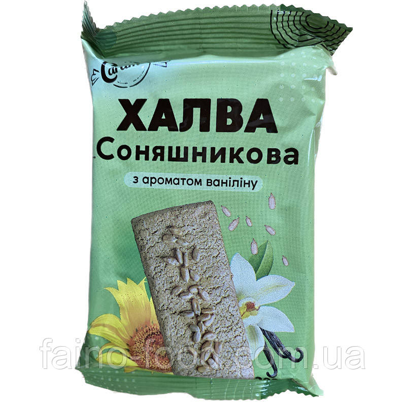 Халва соняшникова з ароматом ваніліну "Caramel", упак., 200 г