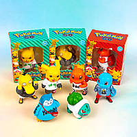 Игрушки фигурки Покемоны Пикачу, 8,5 см 12 шт упаковка