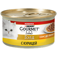 Gourmet Gold Соус Де-Люкс с курицей БЛОК - 12 шт x 85 гр