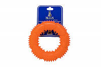 Игрушка для собак Кольцо MODES Denta для собак оранжевое размер S-12 см
