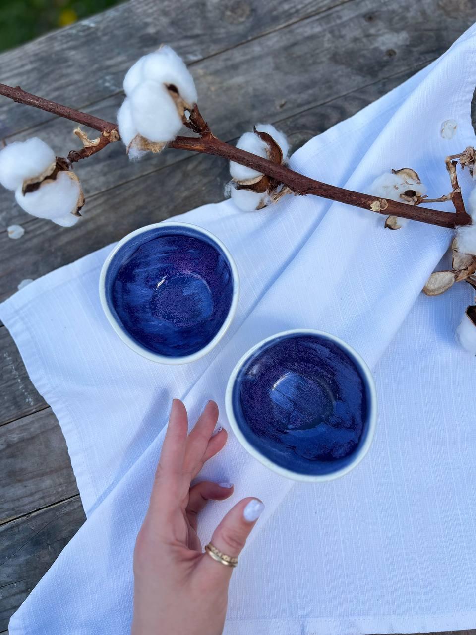 Соусник 150 мл Синє Капучино, фото 1