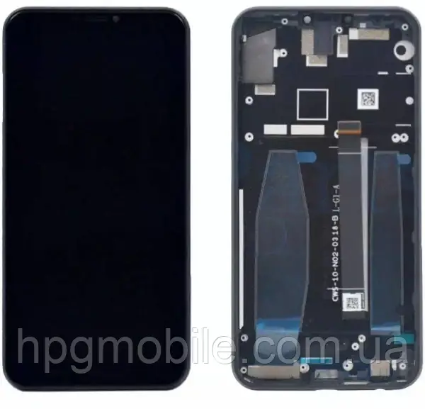 Дисплей для Asus ZenFone 5 / ZenFone 5Z модуль (екран та сенсор) з рамкою, оригінал, Чорний, фото 1