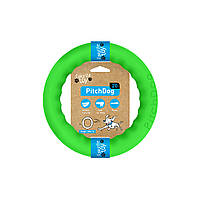 PitchDog ПитчДог кольцо игрушка для собак зеленый 20 см