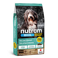 Nutram I20 Sensitive Skin, Coat & Stomach Dog для взрослых собак с проблемами желудка, кожи и шерсти 11,4 кг