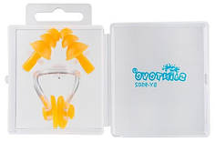 Силіконові беруші, кліпса для носа помаранчеві Sainteve SY-9502