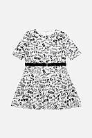 Платье для девочки 116 белый Mevis ЦБ-00191875