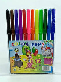 Фломастери "Color pens" 12 кольорів 1871-12