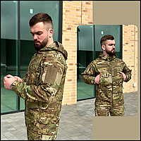 Прочная боевая тактическая армейская мужская куртка multicam для военнослужащих зсу , куртка для яхтинга