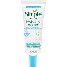 Гель для обличчя Simple Hydrating Eye Gel Water Boost Зволожувальний для зони навколо очей 25 мл (8720181047879)