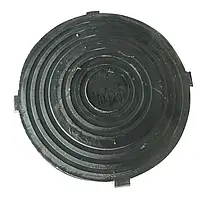 Кришка середнього люка полімерпещаного чорна Д-640 (В125)