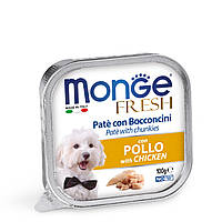 MONGE DOG FRESH КОНСЕРВЫ ДЛЯ СОБАК курица 100гр