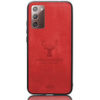 Чехол Deer Case для Samsung Galaxy Note 20 Red SB, код: 6513373