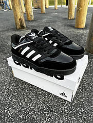 Чоловічі кросівки Адідас Adidas DropStep (all black) ||