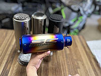 Глушитель SC PROJECT, 4 цвета, прямоточный глушитель для мотоцикла, выхлоп, прямоток Черный
