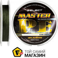 Шнур Select Tackles Master PE 1000м, 0.14мм, 17кг, темно-зеленый (1870.01.88)
