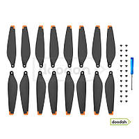 Комплект лопатей (8 пропеллерів) MaxFun 6030 Orange - для DJI Mini 3 Pro